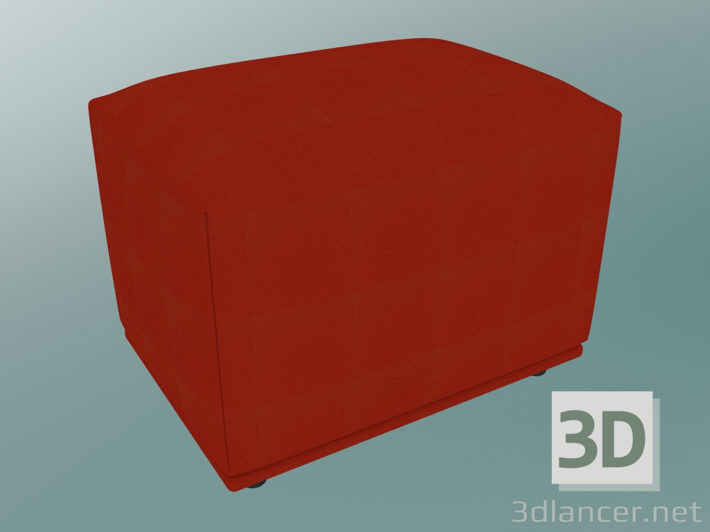 3D Modell Sitzpuff Echo (38 x 52 cm, Vidar 542) - Vorschau