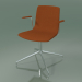 3D modeli Sandalye 5908 (4 ayak, dolgu ile, döner, kolçaklı) - önizleme