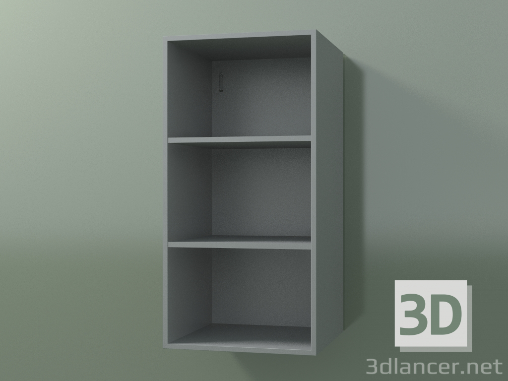3d model Wall tall cabinet (8DUBBD01, Silver Gray C35, L 36, P 36, H 72 cm) - preview