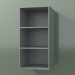 3d model Wall tall cabinet (8DUBBD01, Silver Gray C35, L 36, P 36, H 72 cm) - preview