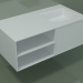 3D Modell Waschbecken mit Schublade und Fach (06UC524D2, Glacier White C01, L 96, P 50, H 36 cm) - Vorschau