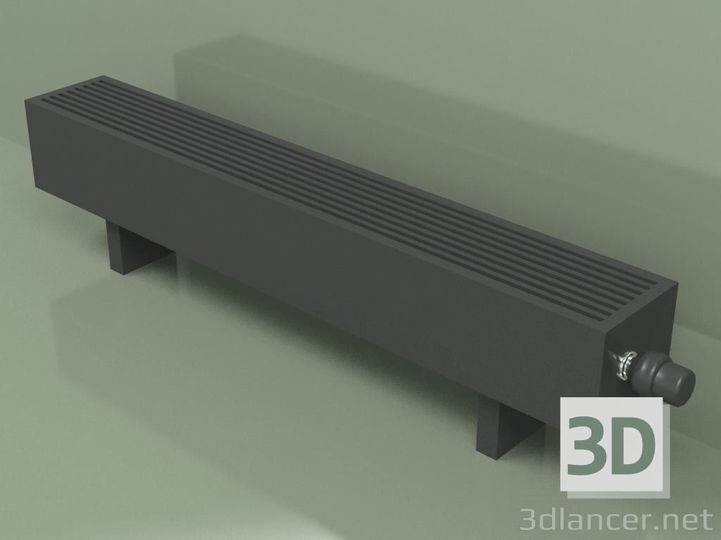 3D modeli Konvektör - Aura Basic (140x1000x146, RAL 9005) - önizleme