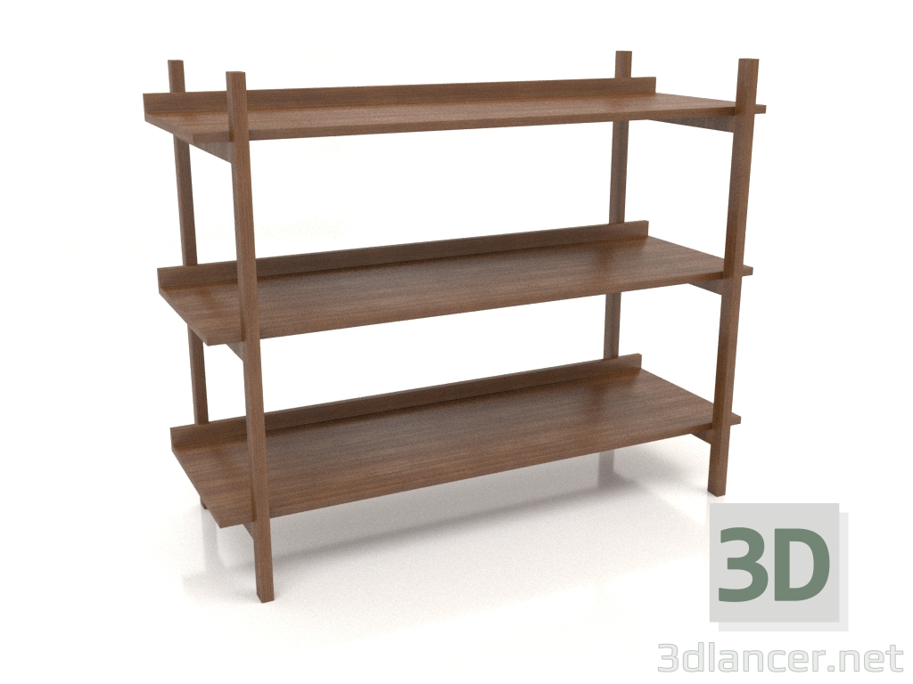 modello 3D Rack ST 02 (1000x400x800, legno marrone chiaro) - anteprima