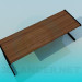 3d model Long desk - preview