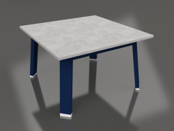 Square side table (Night blue, DEKTON)