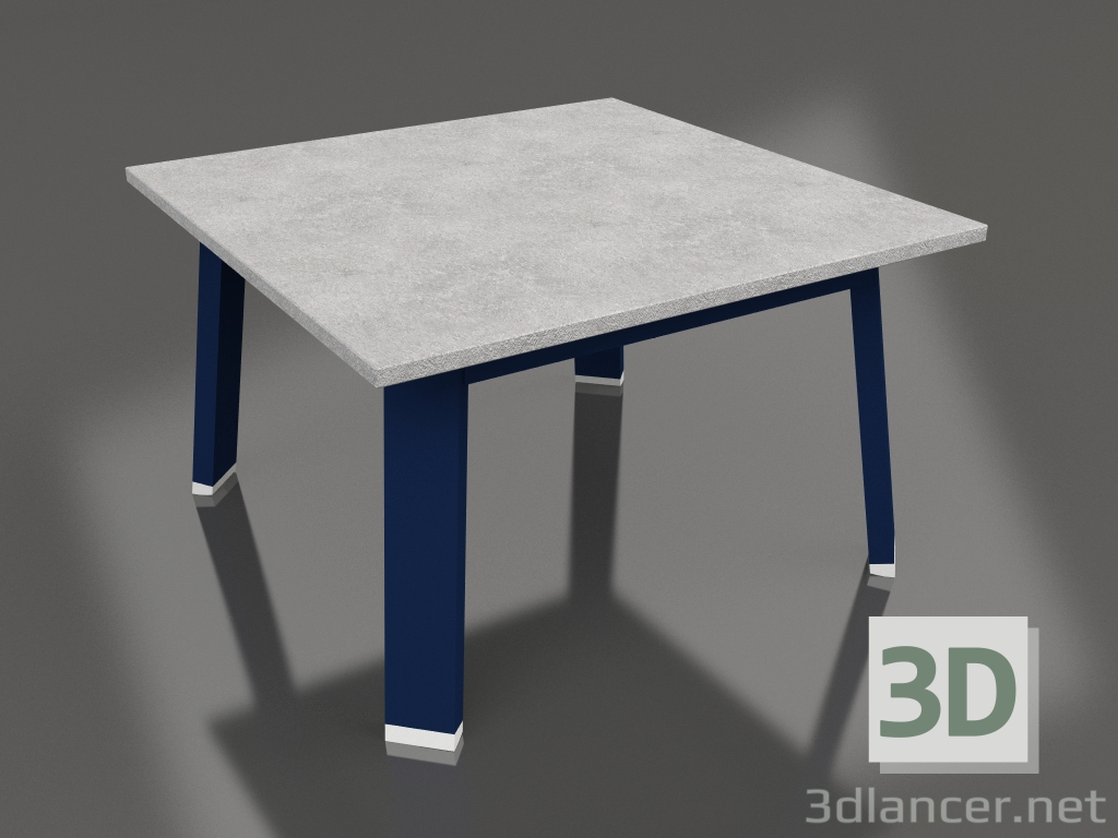 modello 3D Tavolino quadrato (Blu notte, DEKTON) - anteprima