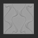 3d model Plaster 3D panel Malm - preview