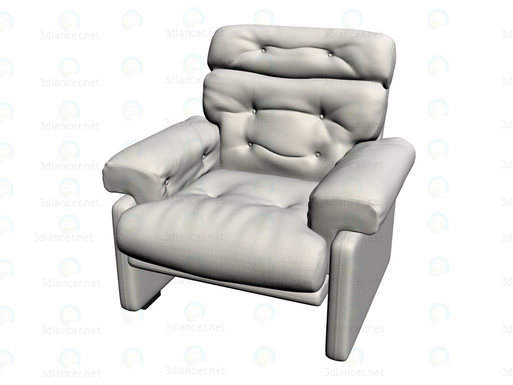 3d model Armchair CCB96 A - preview