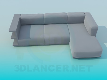 3d model Sofa - preview 3d model Sofa - preview