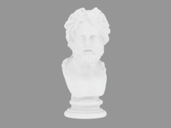 sculpture en marbre Chef d'Asclépios