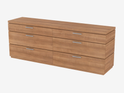 Modern style chest of drawers