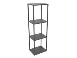 Rectangular rack (METAL, 40x30x128, 4 shelves)