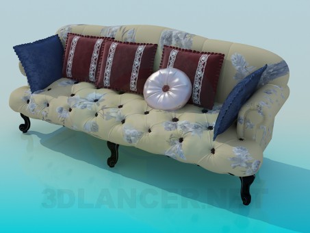 3d model Sofa - preview 3d model Sofa - preview