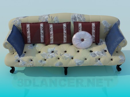 3d model Sofa - preview 3d model Sofa - preview