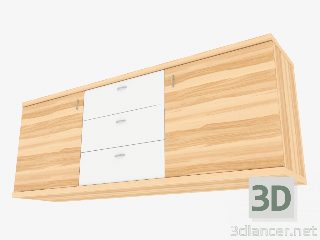 modello 3D Fuoribordo a tre sezioni (150-30-1) - anteprima