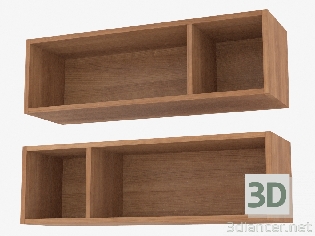 3d model Shelves mounted in modern style - preview
