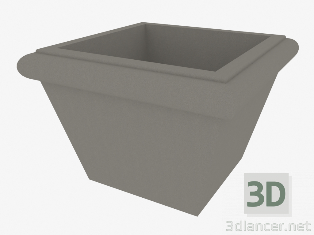 modèle 3D Pot de fleurs (11003) - preview