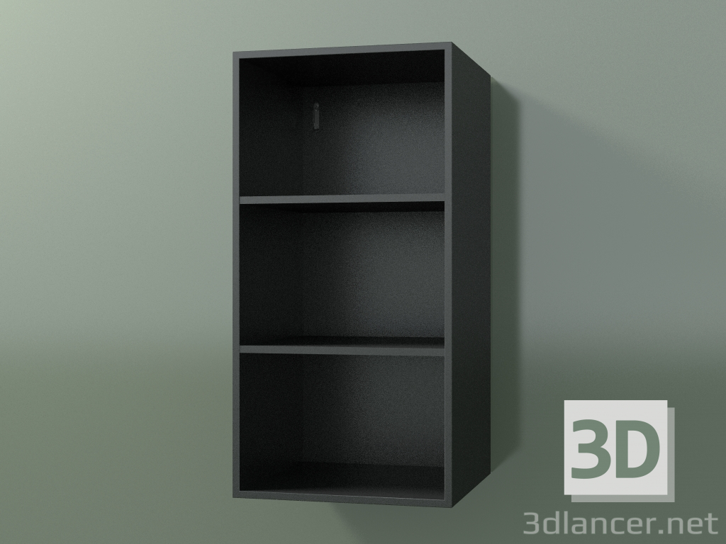 3d model Wall tall cabinet (8DUBBD01, Deep Nocturne C38, L 36, P 36, H 72 cm) - preview
