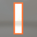 modèle 3D Miroir ZL 06 (450x1500, orange vif lumineux) - preview