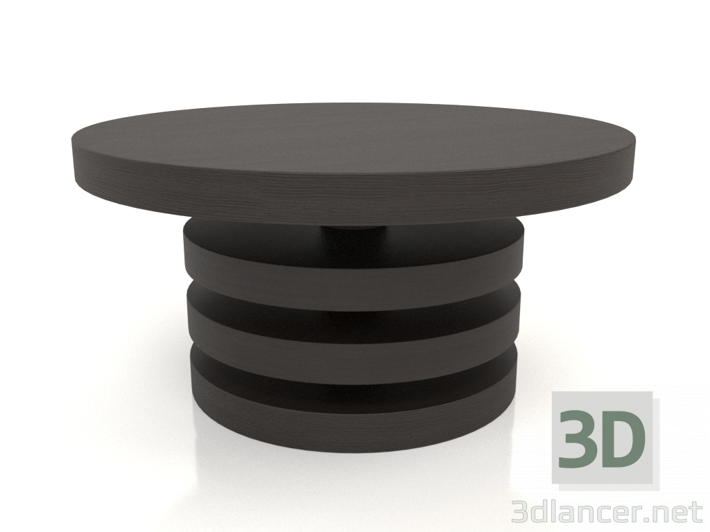 modello 3D Tavolino JT 04 (P=700x350, legno marrone scuro) - anteprima