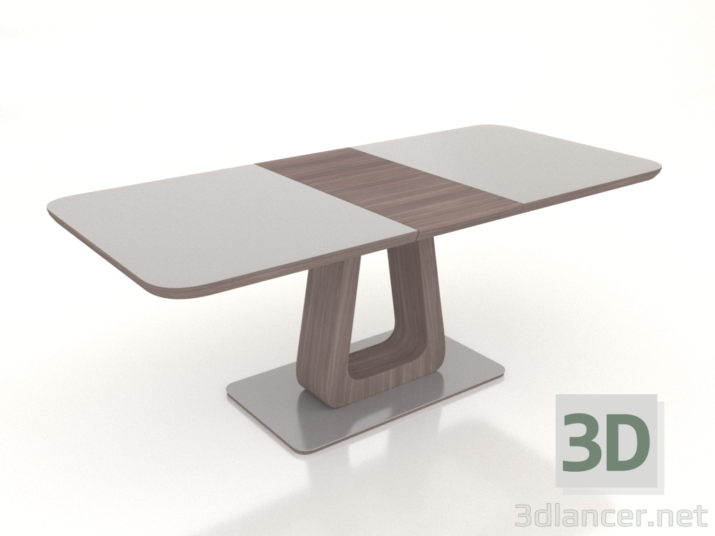 3d model Folding table Rosanna 160-200 (gray) - preview