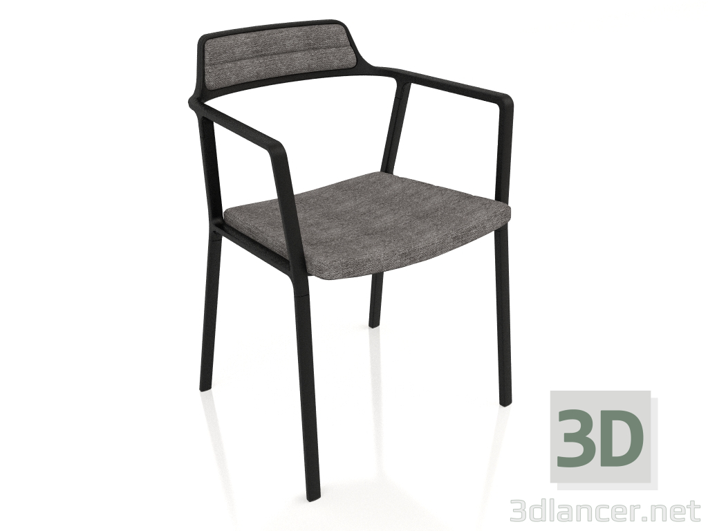 3 डी मॉडल कुर्सी VIPP451 (हल्के भूरे ऊनी) - पूर्वावलोकन
