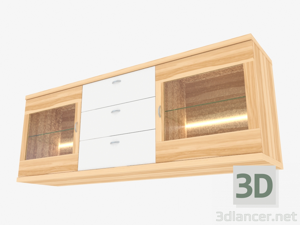 3 डी मॉडल तीन खंड आउटबोर्ड (150-30-2) - पूर्वावलोकन