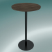 modèle 3D Table à manger Nærvær (NA12, H 102cm, Ø 60cm, Chêne huilé fumé) - preview