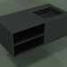 3d model Washbasin with drawer and compartment (06UC524D2, Deep Nocturne C38, L 96, P 50, H 36 cm) - preview