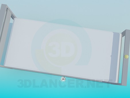 modelo 3D Cama individual - escuchar modelo 3D Cama individual - escuchar