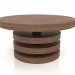 modèle 3D Table basse JT 04 (D=700x350, bois brun clair) - preview