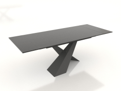Table pliante Savoy 180-240 (céramique noire)