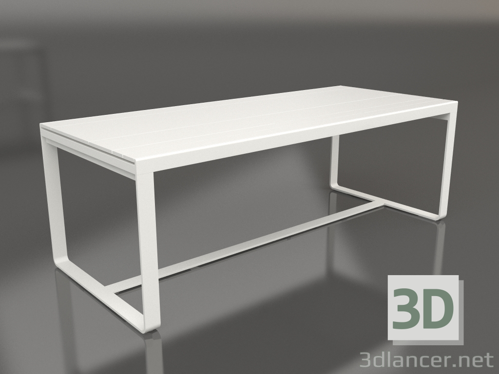 3D modeli Yemek masası 210 (DEKTON Zenith, Akik gri) - önizleme