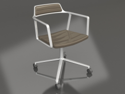 Swivel chair on wheels VIPP452