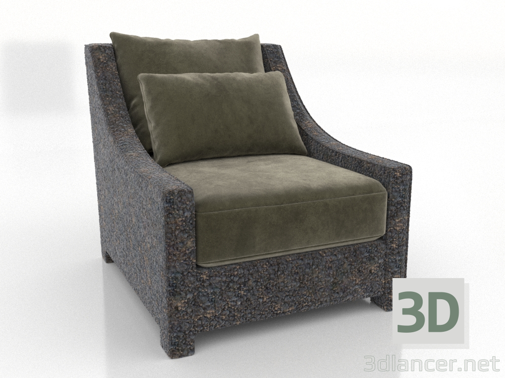 modello 3D Poltrona PALACE - anteprima