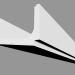 modèle 3D Corniche pour éclairage dissimulé C357 - Droit (200 x 7,1 x 11 cm) - preview