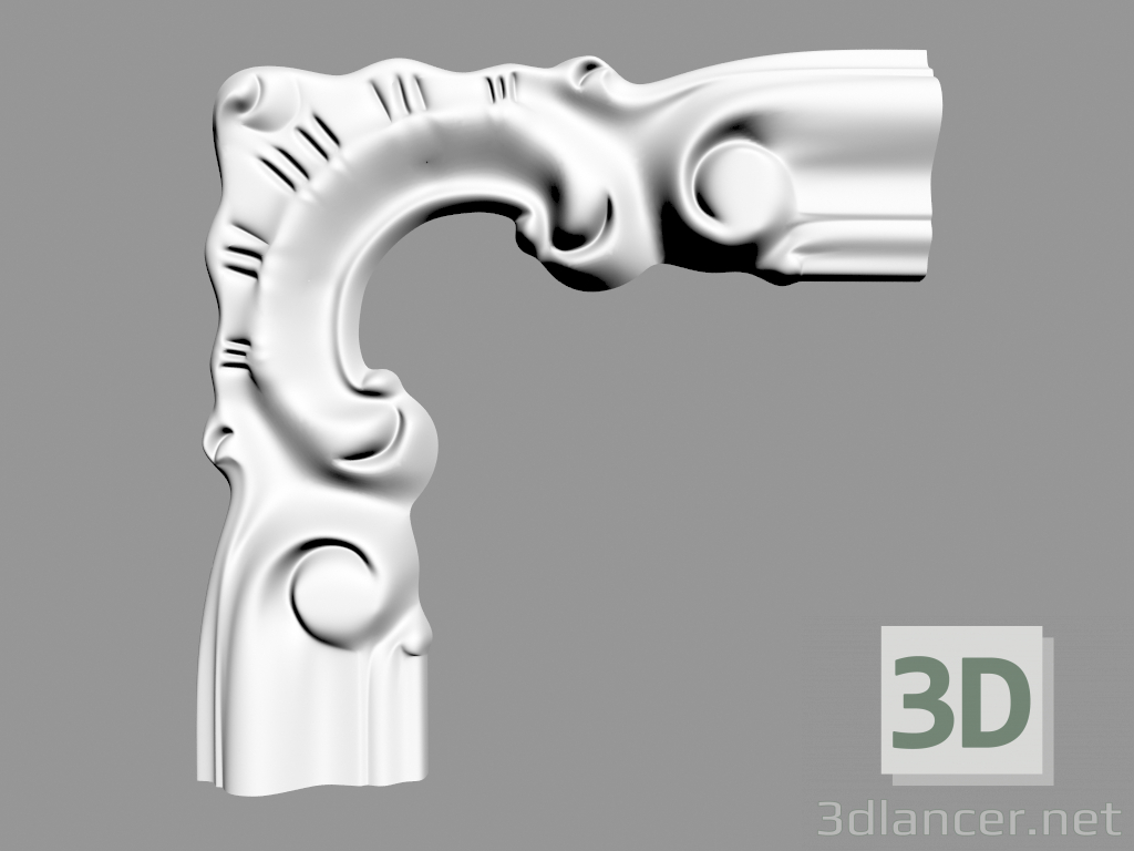 3D modeli Açı (TU2) - önizleme