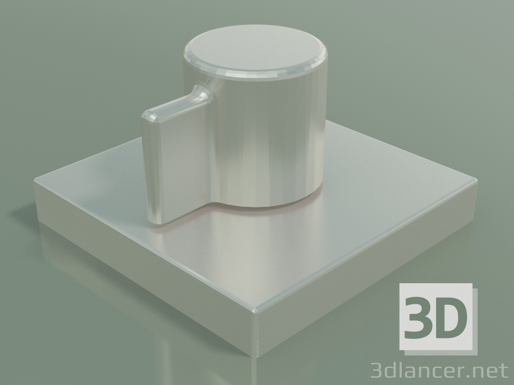 modello 3D Manopola controllo acqua calda (20.000 985-06) - anteprima