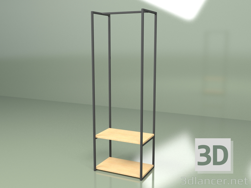 3d model Hanger 2 shelves 1800 - preview