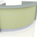 3D modeli Resepsiyon masası Valde LAV53L (2317x1145) - önizleme