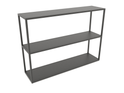 Rack-konsol dikdörtgen (METAL, 120x30x86, 3 raflı)