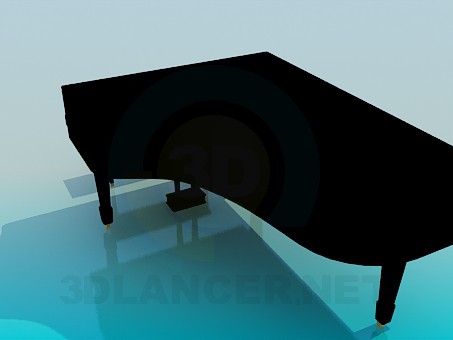 modelo 3D Piano - escuchar modelo 3D Piano - escuchar