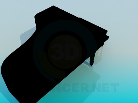 modelo 3D Piano - escuchar modelo 3D Piano - escuchar