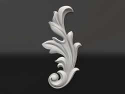 Decorative plaster element DE 006 B (130x62)