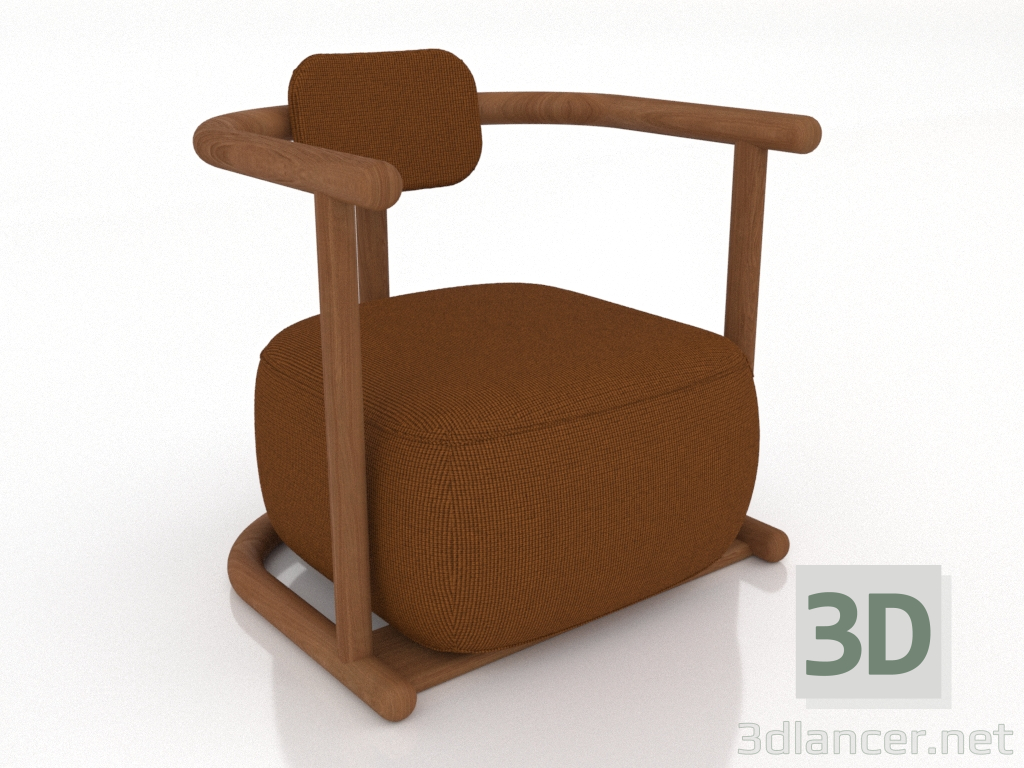 modèle 3D Fauteuil SYBYN - preview modèle 3D Fauteuil SYBYN - preview