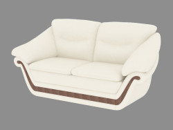Sofa-bed, double, leather