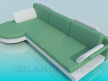 3d модель Диван – превью 3d модель Диван – превью
