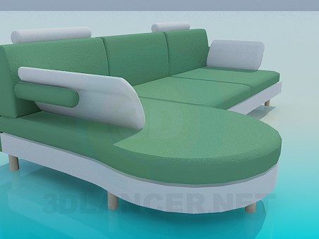 3d модель Диван – превью 3d модель Диван – превью