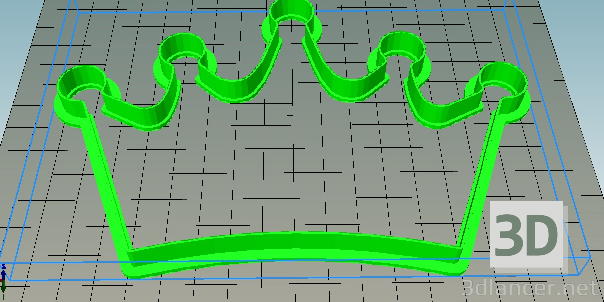 3d model Formulario para pan de jengibre - vista previa