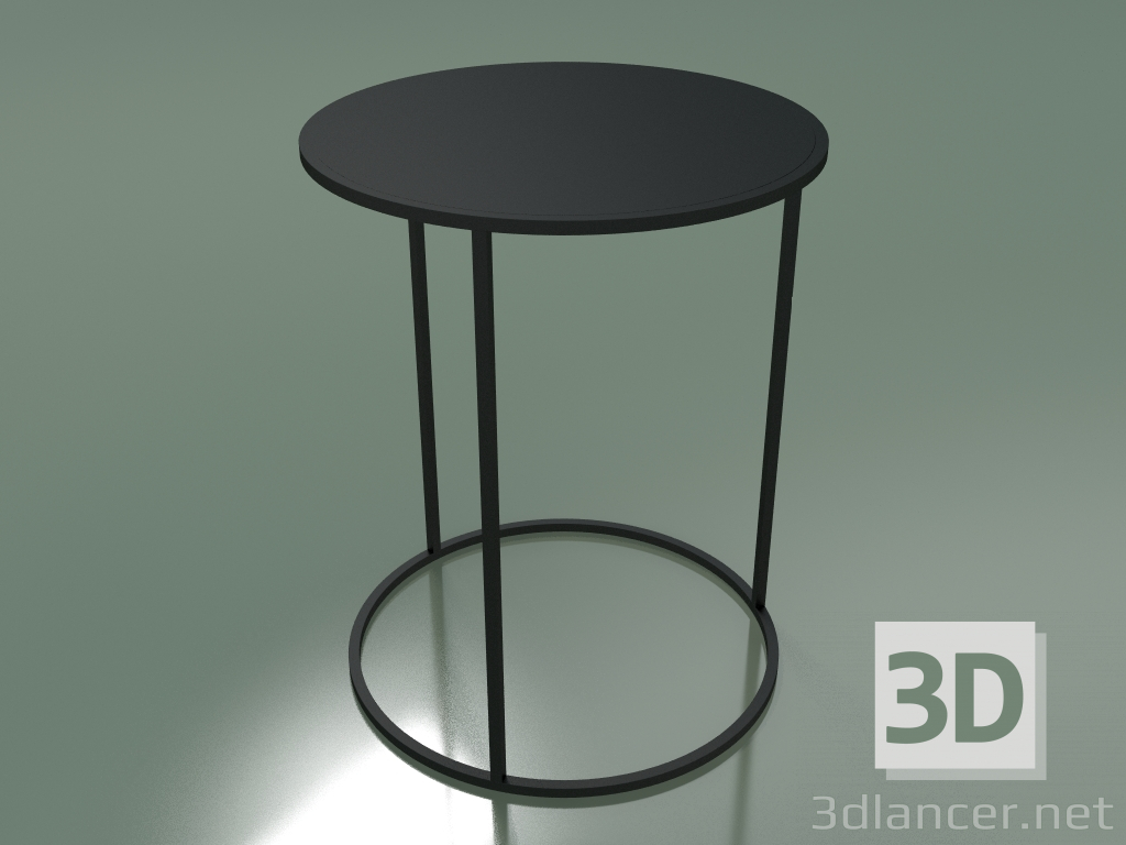 modello 3D Tavolino rotondo (altezza 50 cm, profondità 40 cm) - anteprima